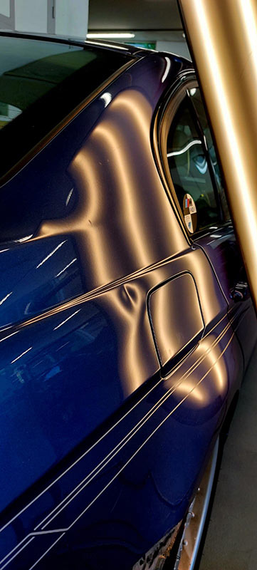 Carrosserie avant débosselage